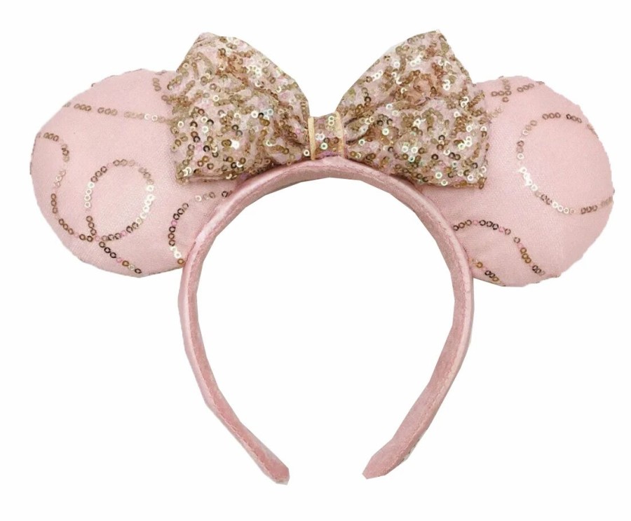 Hats * | Disney Ears Headband Minnie Mouse Fantasy Pink Swirl