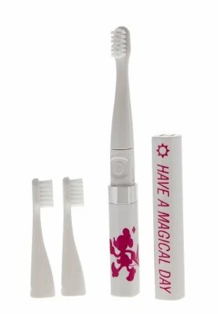 Accessories * | Disney Travel Electric Toothbrush Tag Minnie Mouse White