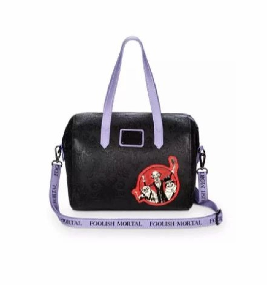 Bags And Totes * | Disney Loungefly Satchel The Haunted Mansion Foolish Mortal