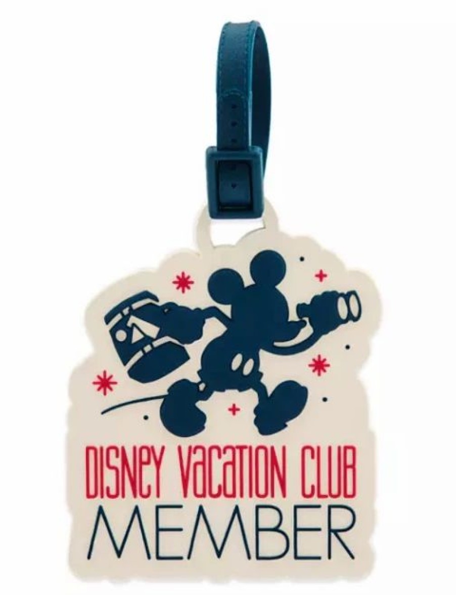 Bags And Totes * | Disney Luggage Bag Tag Disney Vacation Club Member Mickey