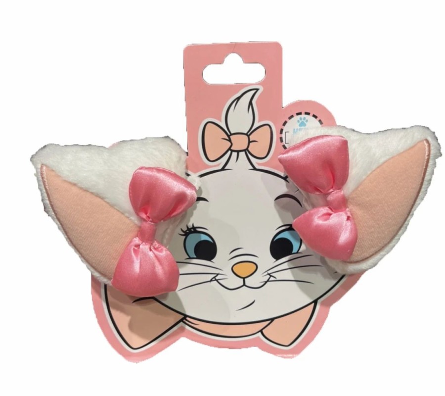 Accessories * | Disney Hair Clip Set Aristocats Marie Plush Ears