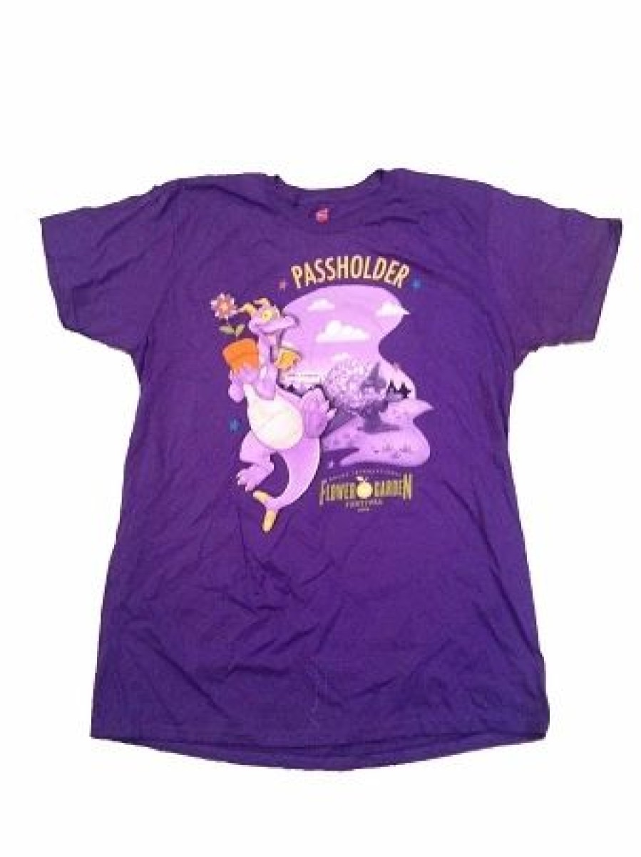 Adult * | Disney Shirt For Adults 2016 Flower And Garden Figment Passholder