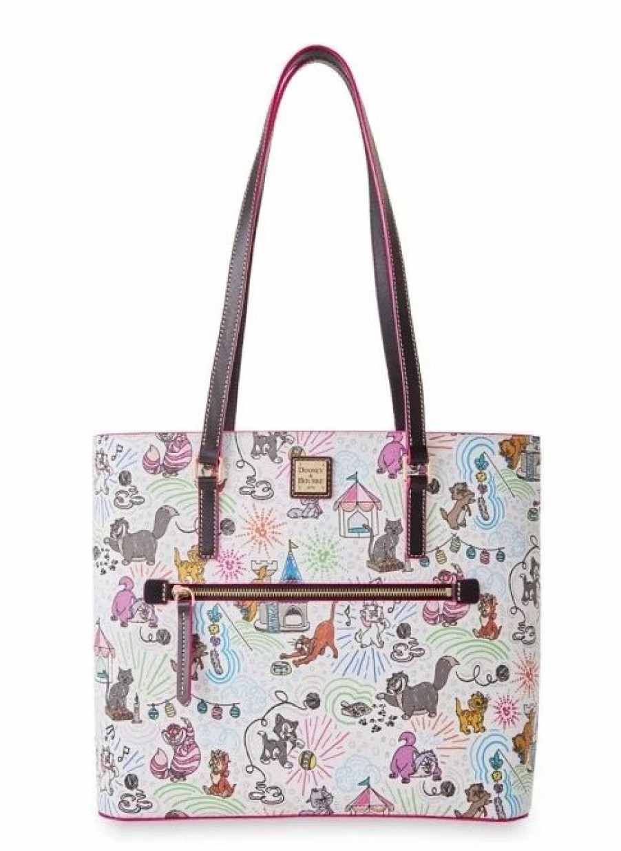 Bags And Totes * | Disney Dooney & Bourke Bag Cats Sketch Shopper