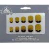 Accessories * | Disney Nail Decal Set Mickey Mouse Icon Gold