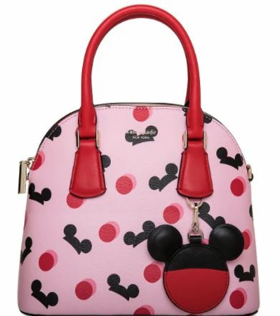 Bags And Totes * | Disney Kate Spade Satchel Bag Mickey Mouse Ear Hat Pink