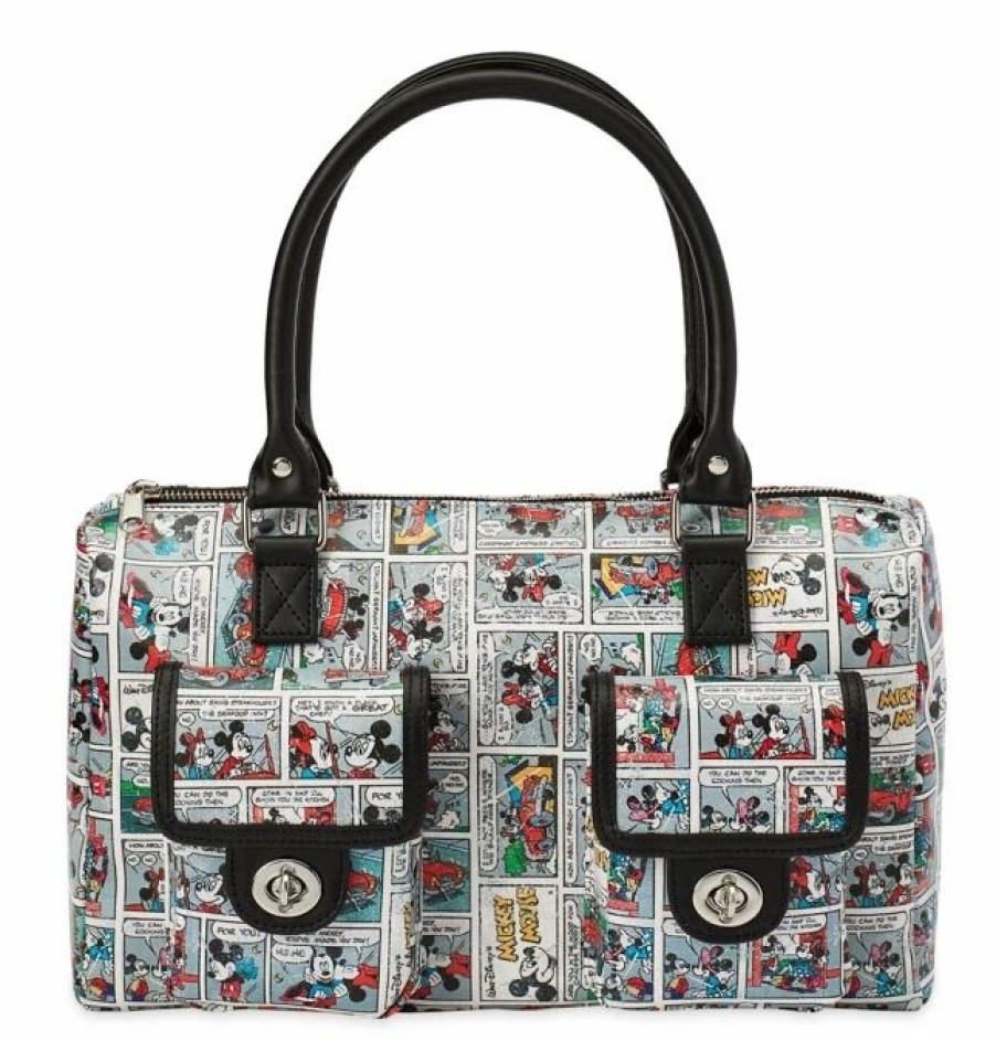 Bags And Totes * | Disney Satchel Bag Mickey Mouse Comic Strip