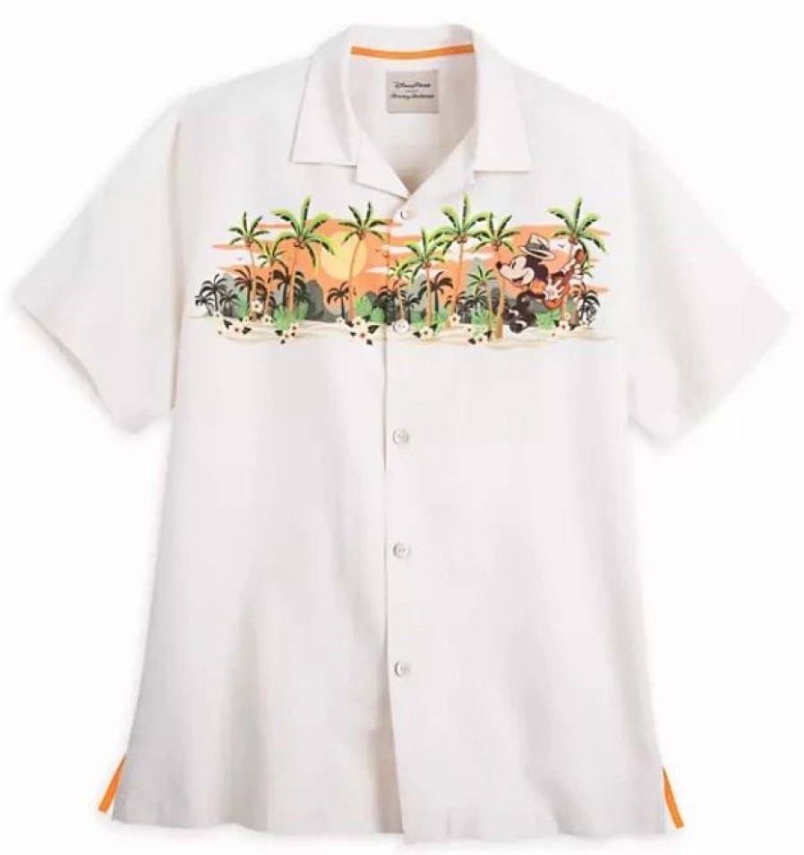 Adult * | Disney Tommy Bahama Shirt For Men Mickey Mouse Tropical Silk