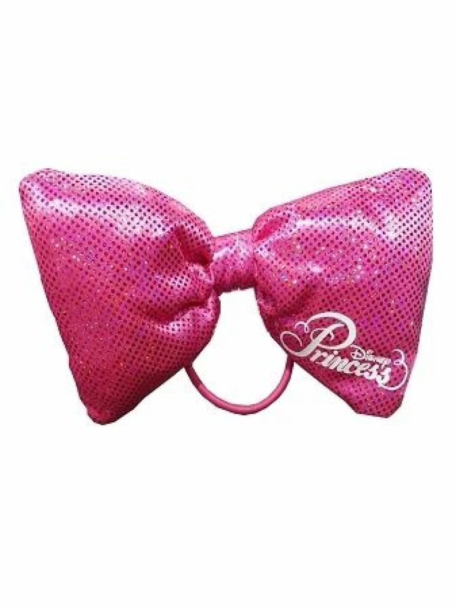 Accessories * | Disney Hair Accessory Princess Bow Plush Hair Tie