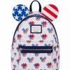 Bags And Totes * | Disney Loungefly Backpack Mickey And Minnie Americana