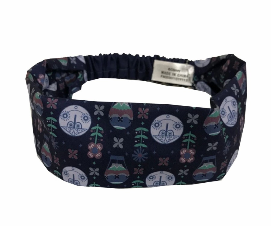 Accessories * | Disney Stretch Headband It'S A Small World Print Blue