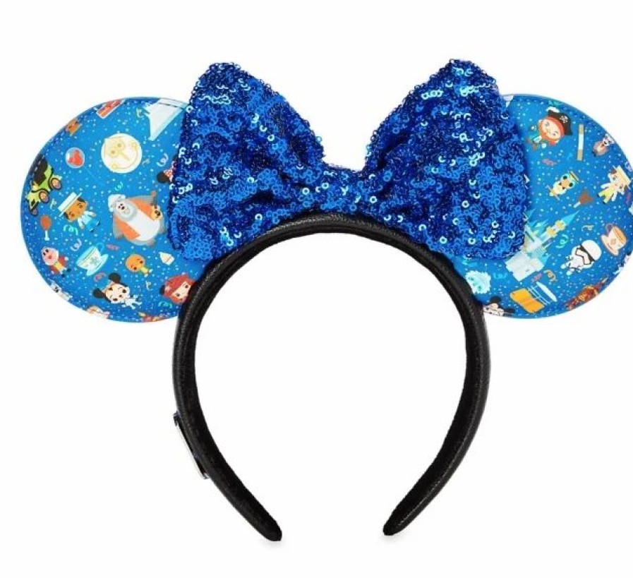 Hats * | Disney Loungefly Ears Headband Disney Parks Minnie Mouse