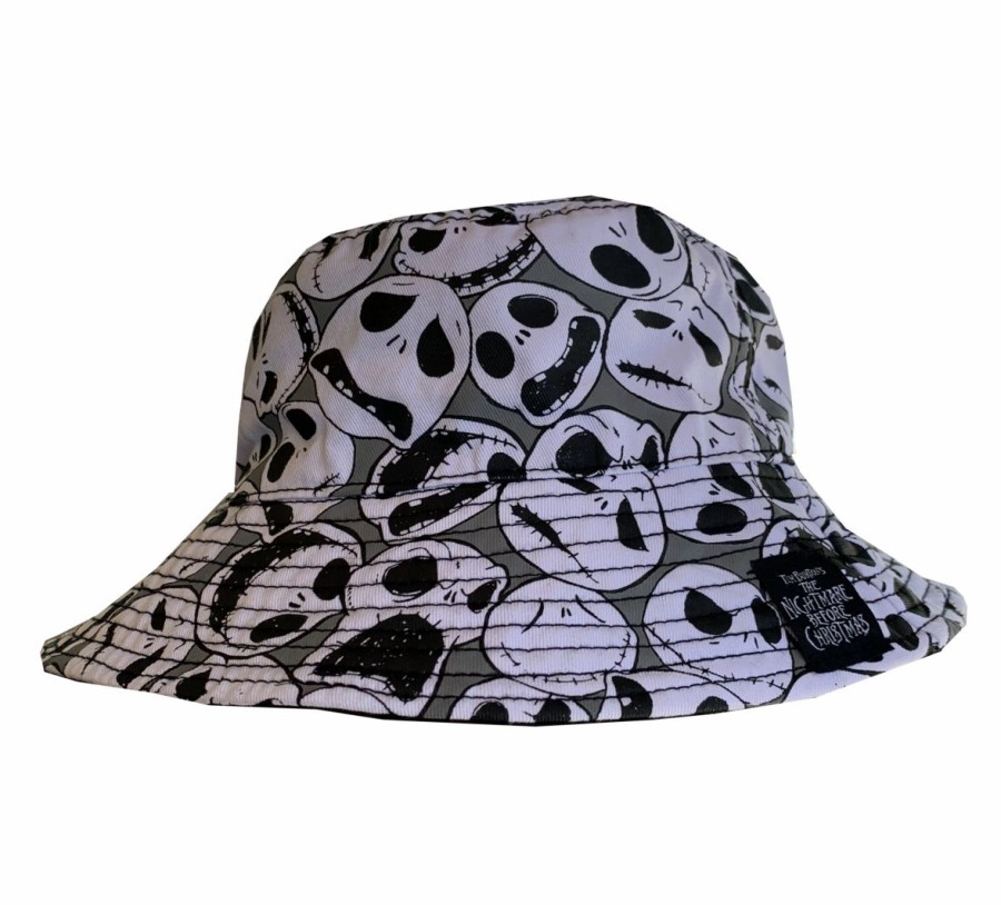 Hats * | Disney Bucket Hat Jack Skellington Faces