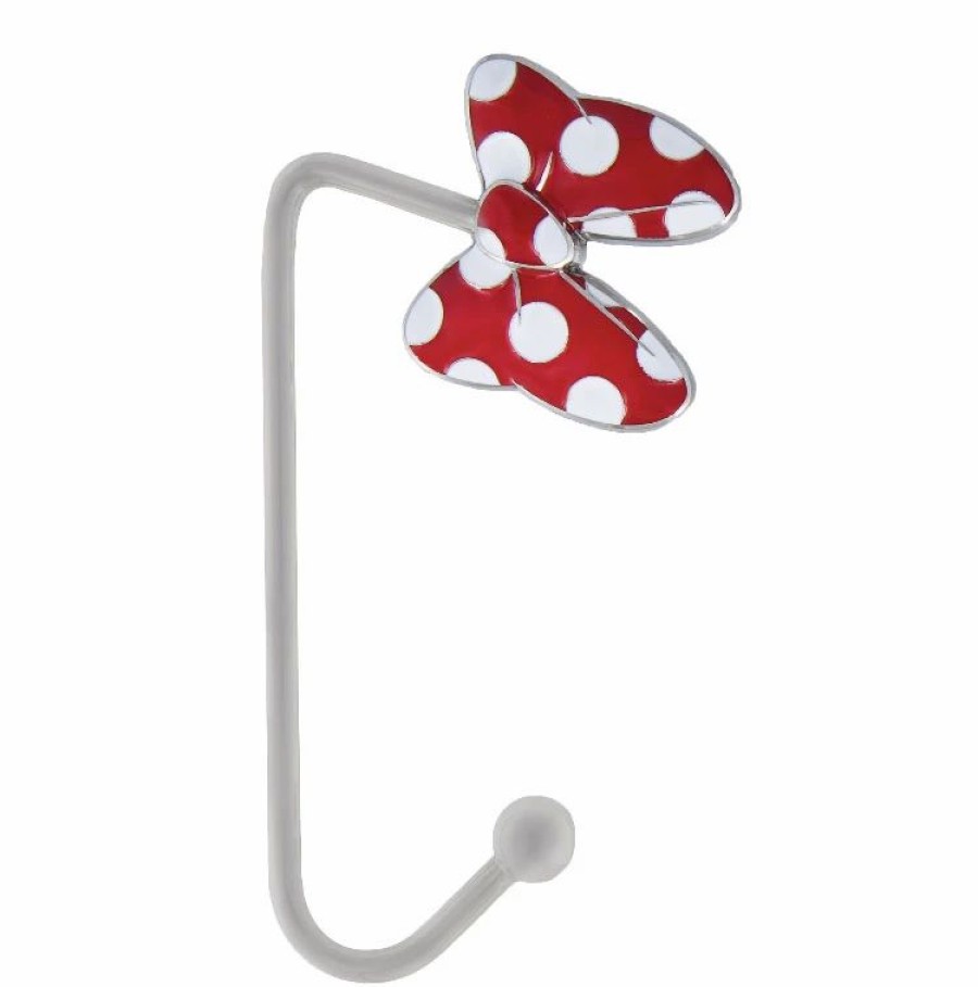 Bags And Totes * | Disney Bag Hanger Minnie Mouse Bow Purse Hook