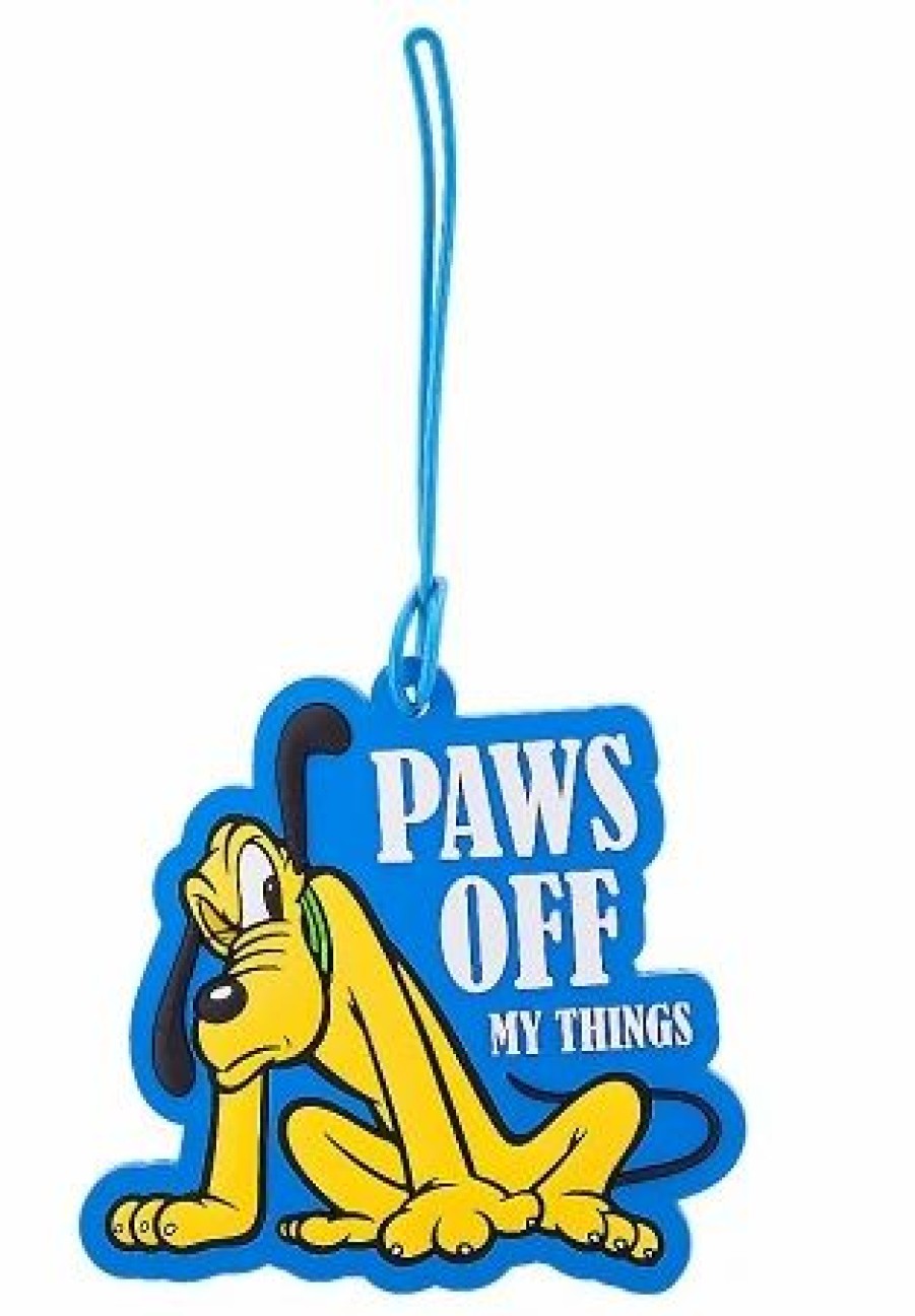 Bags And Totes * | Disney Luggage Bag Tag Pluto Paws Off My Things