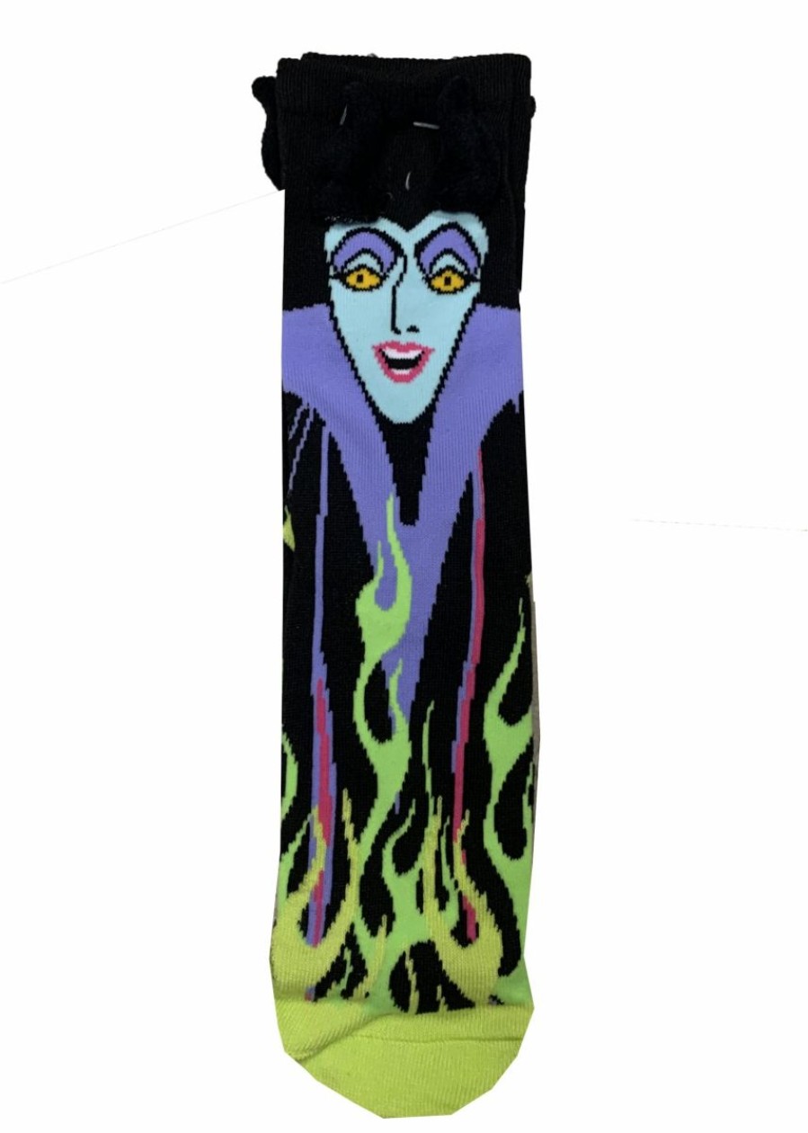 Socks * | Disney Socks For Adults Maleficent Sleeping Beauty