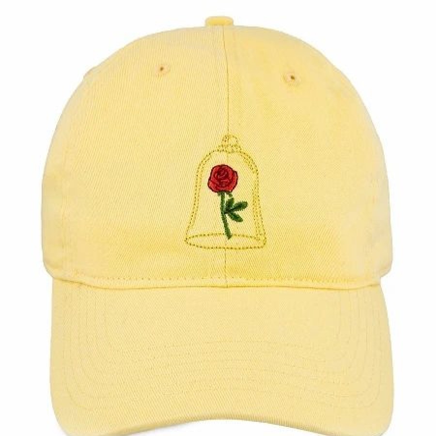 Hats * | Disney Hat Baseball Cap Beauty And The Beast Enchanted Rose