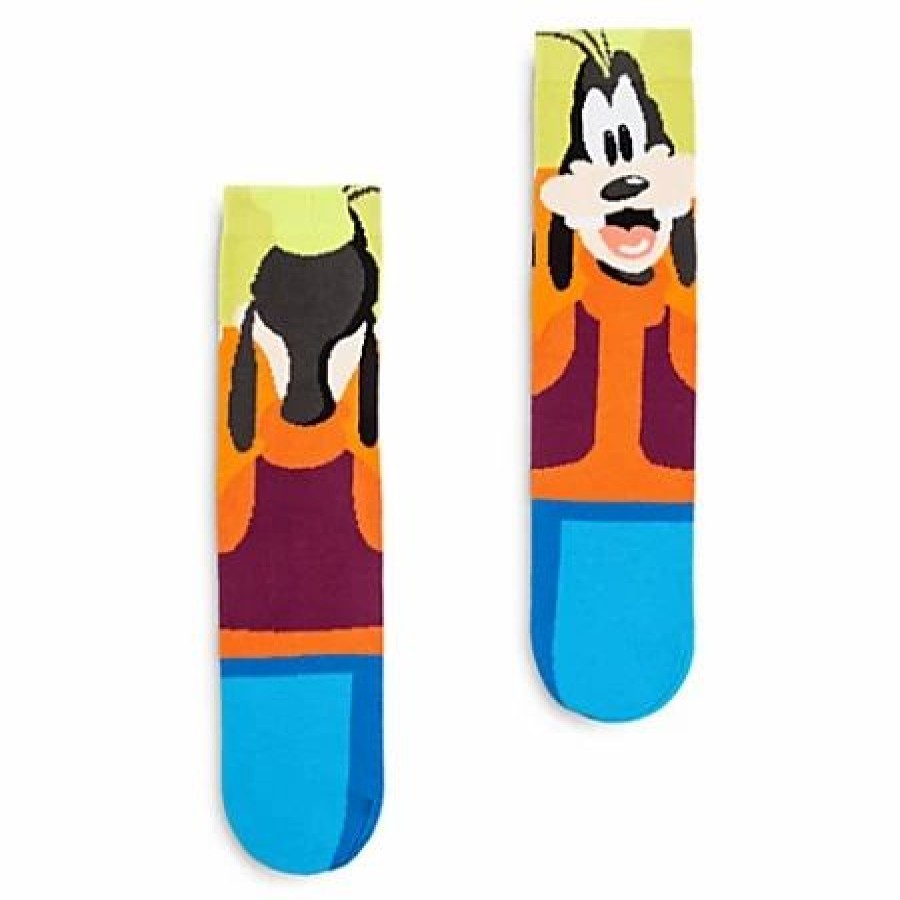 Socks * | Disney Socks For Adults Goofy Stretch Socks