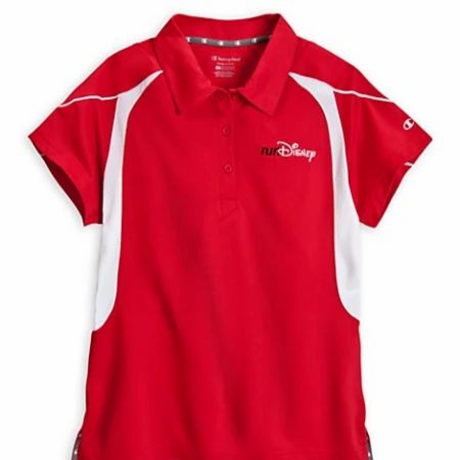 Adult * | Disney Shirt For Women Rundisney Performance Polo Shirt Red