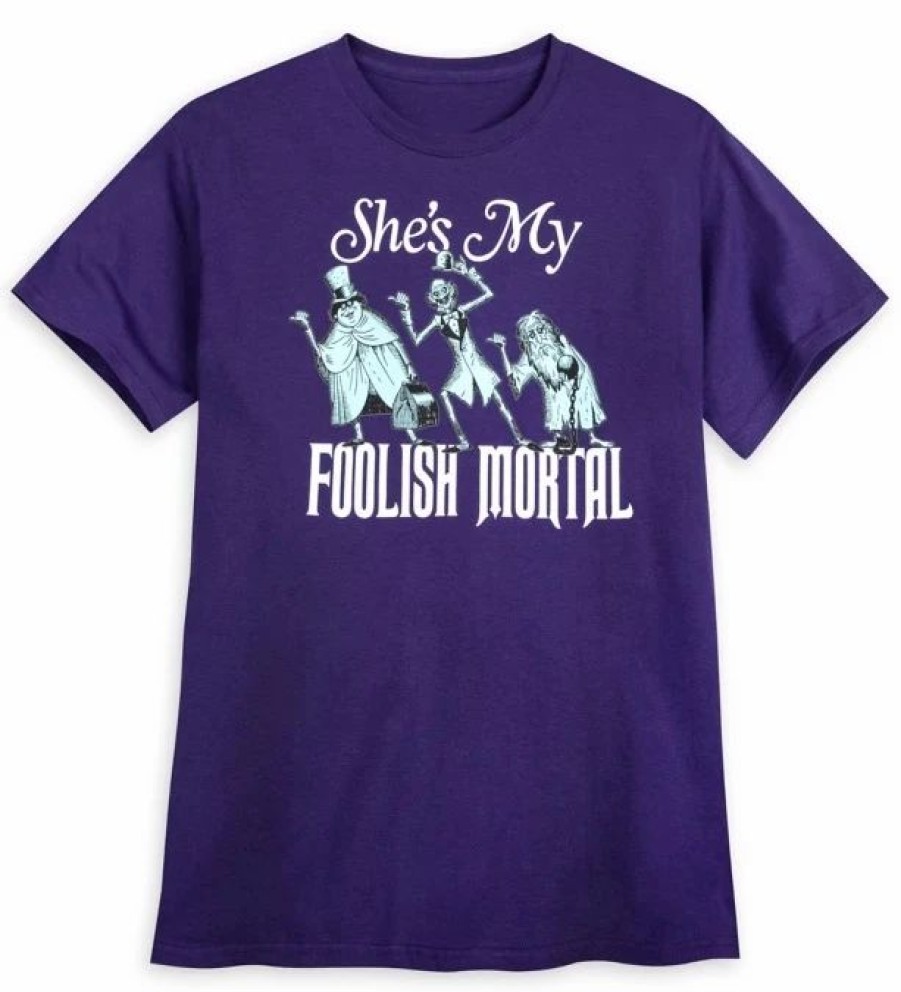 Adult * | Disney Shirt For Men Haunted Mansion She'S My Foolish Mortal