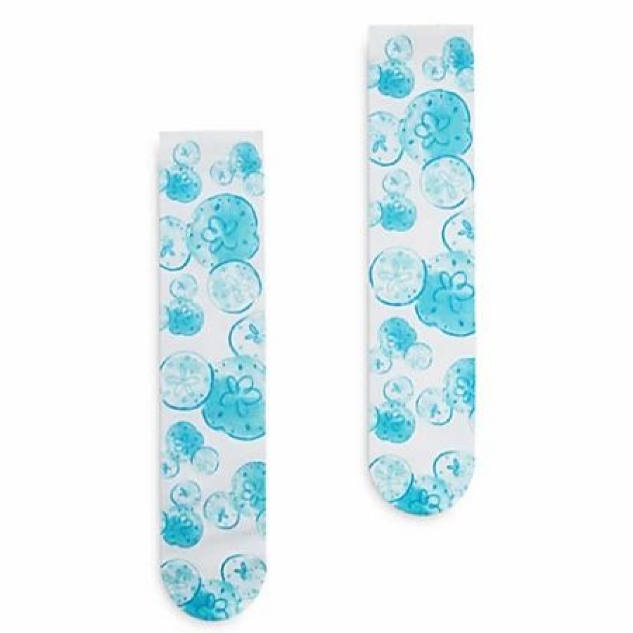 Socks * | Disney Socks For Adults Mickey Bubbles Stretch Socks