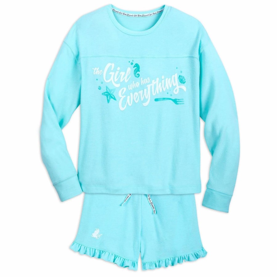 Adult * | Disney Pajama Set For Women Ariel The Girl Who Has Everything