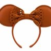 Hats * | Disney Ears Headband Minnie Mouse Faux Leather