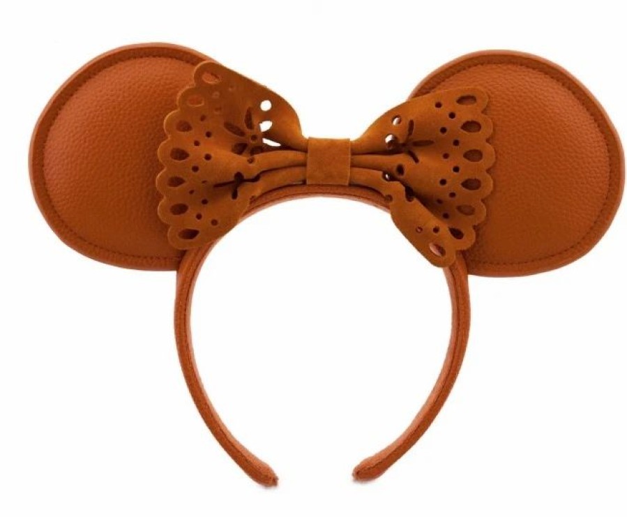 Hats * | Disney Ears Headband Minnie Mouse Faux Leather