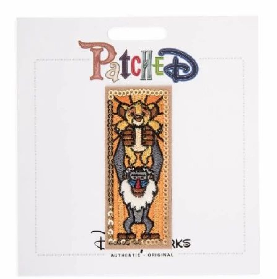 Accessories * | Disney Iron On Patch Patched Simba And Rafiki