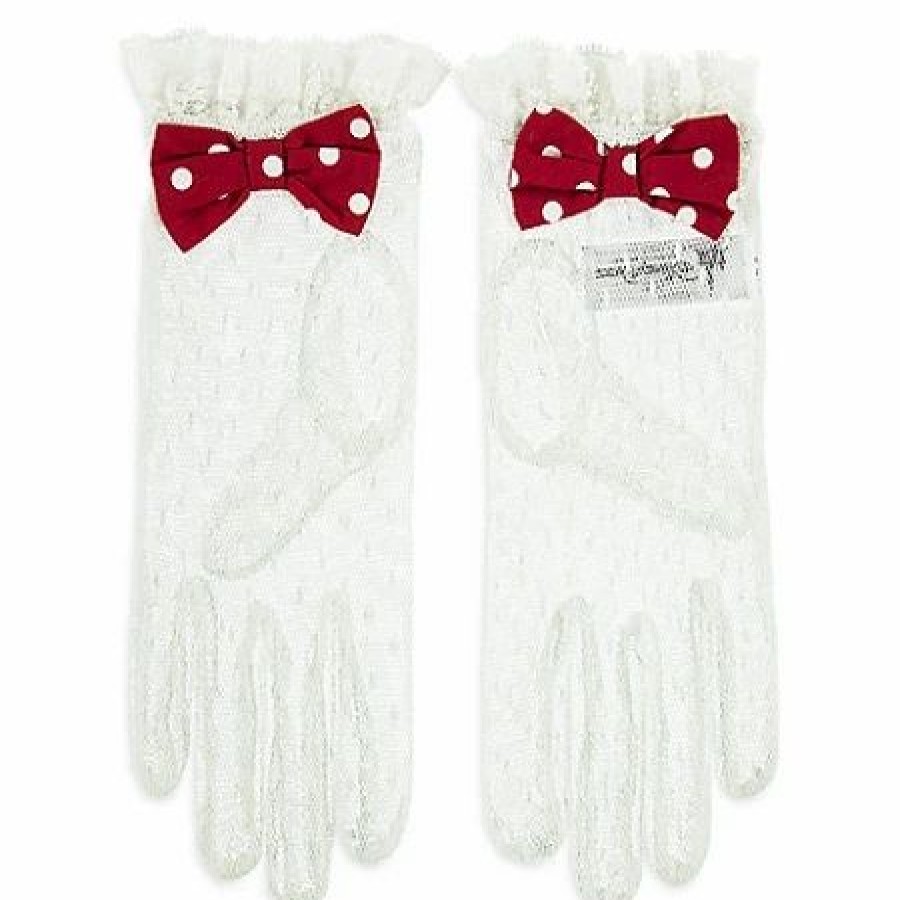 Accessories * | Disney Gloves For Women Minnie Mouse Lace