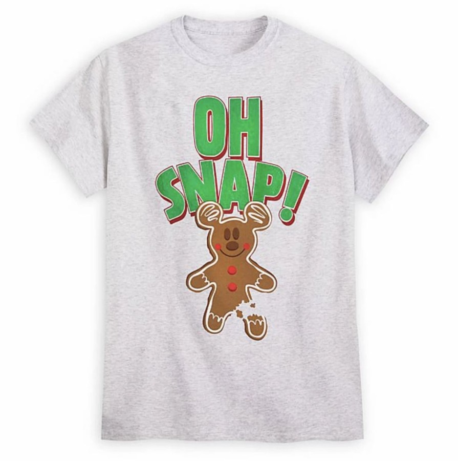 Adult * | Disney Holiday Shirt For Men Oh Snap Gingerbread Cookie