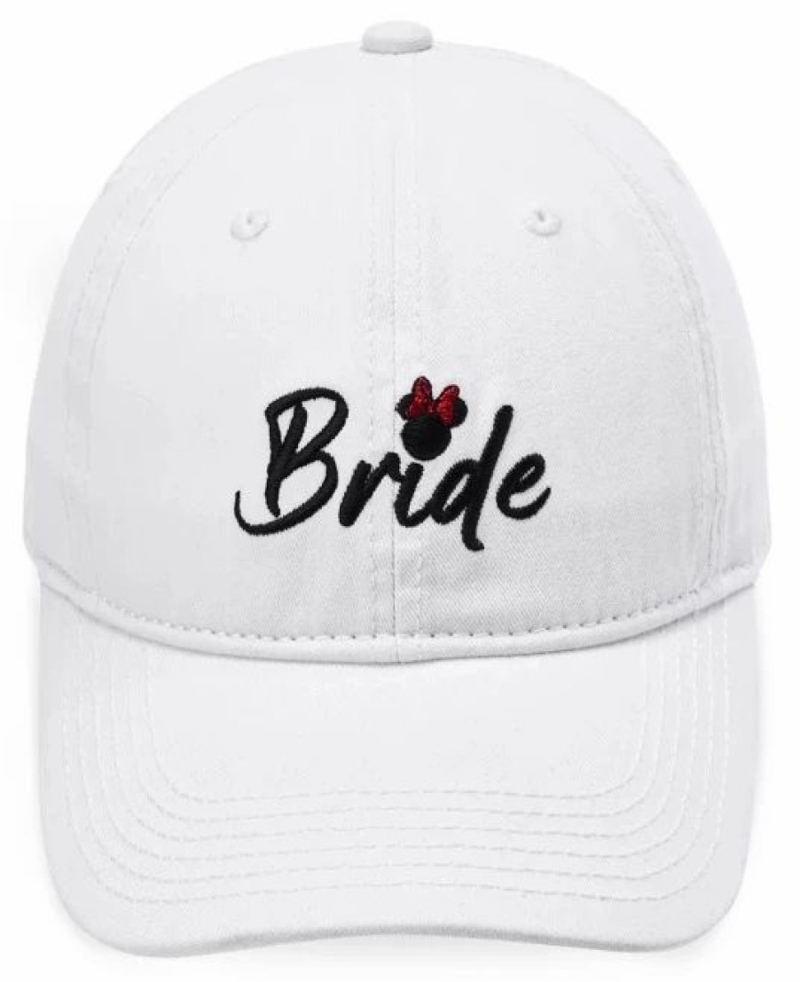 Hats * | Disney Hat Baseball Cap Minnie Mouse Icon Bride