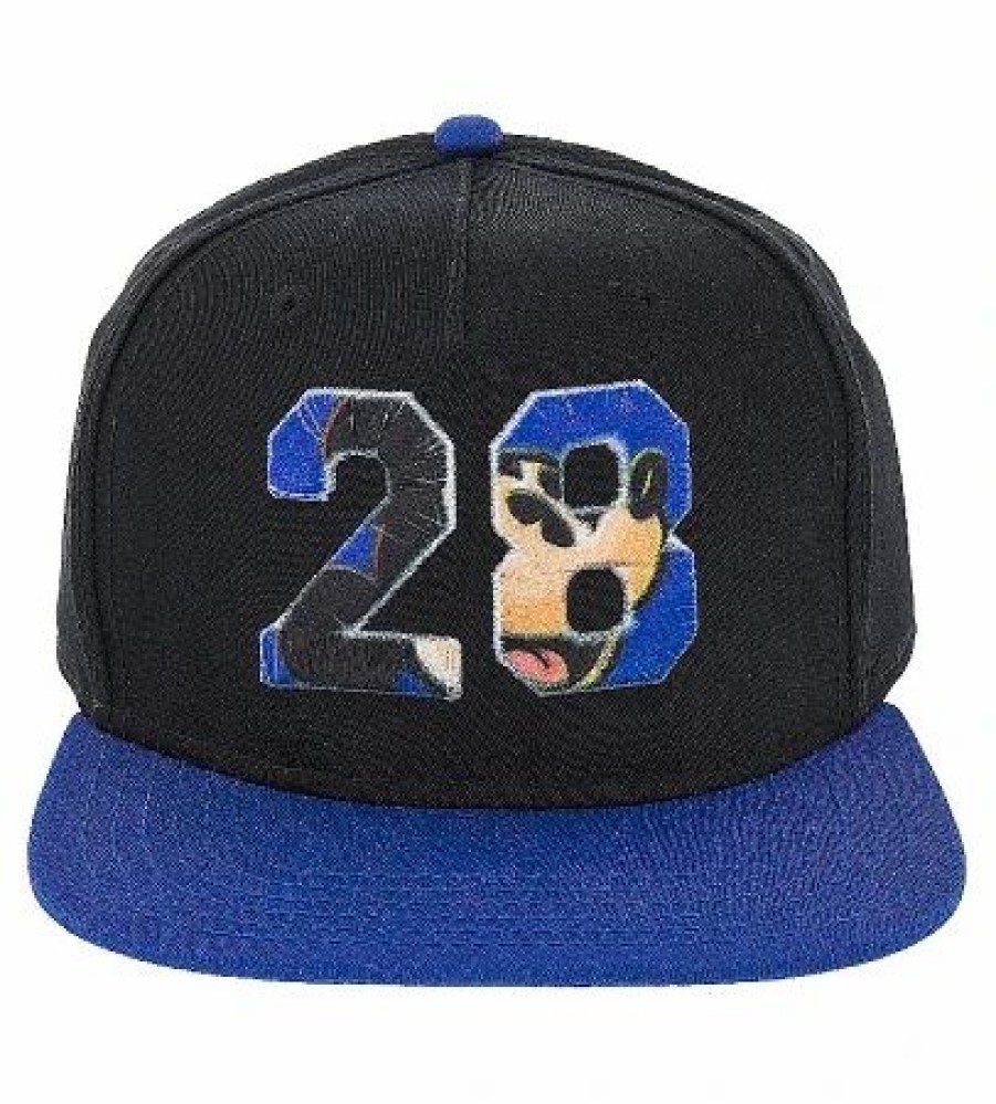 Hats * | Disney Hat Baseball Cap Mickey Mouse 28 Black & Blue