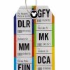 Bags And Totes * | Disney Luggage Bag Tag Tag Disney Parks