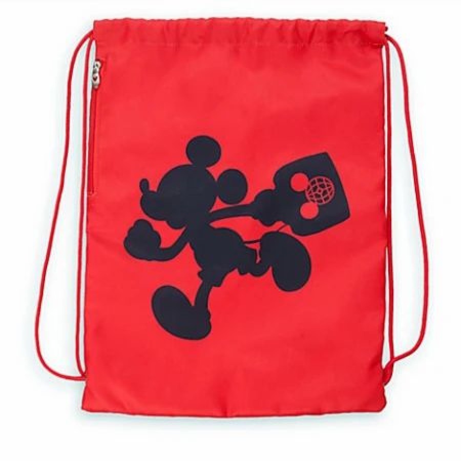 Bags And Totes * | Disney Cinch Sack Bag Tag Mickey Mouse