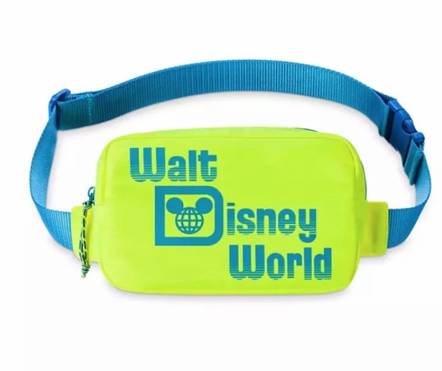 Bags And Totes * | Disney Belt Bag Walt Disney World Neon Yellow