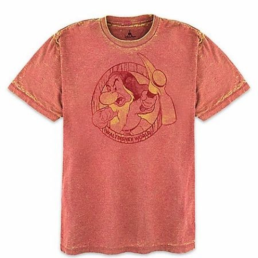 Adult * | Disney Shirt For Men Grumpy Tee Walt Disney World Orange