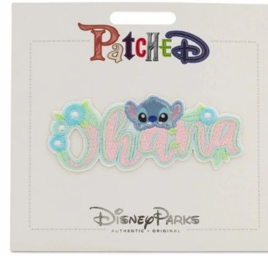 Accessories * | Disney Iron On Patch Patched Stitch Ohana