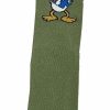 Socks * | Disney Socks For Adults Donald Duck Green & Orange