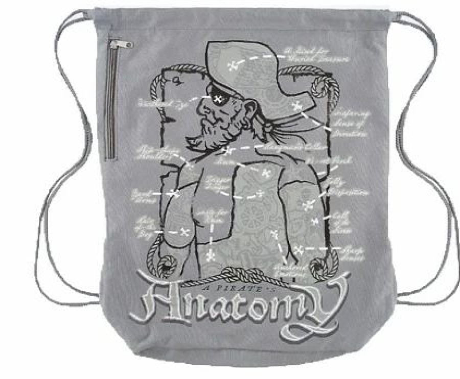 Bags And Totes * | Disney Drawstring Bag A Pirates Anatomy Pirates Of The Caribbean