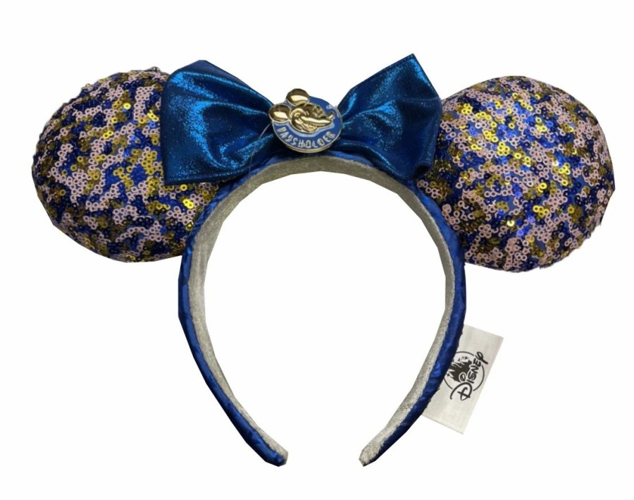 Hats * | Disney Ears Headband Minnie Mouse Pink & Blue Passholder