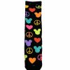 Socks * | Disney Socks For Adults Peace Love Mickey