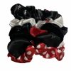 Accessories * | Disney Hair Scrunchies Minnie Mouse Set Of 5