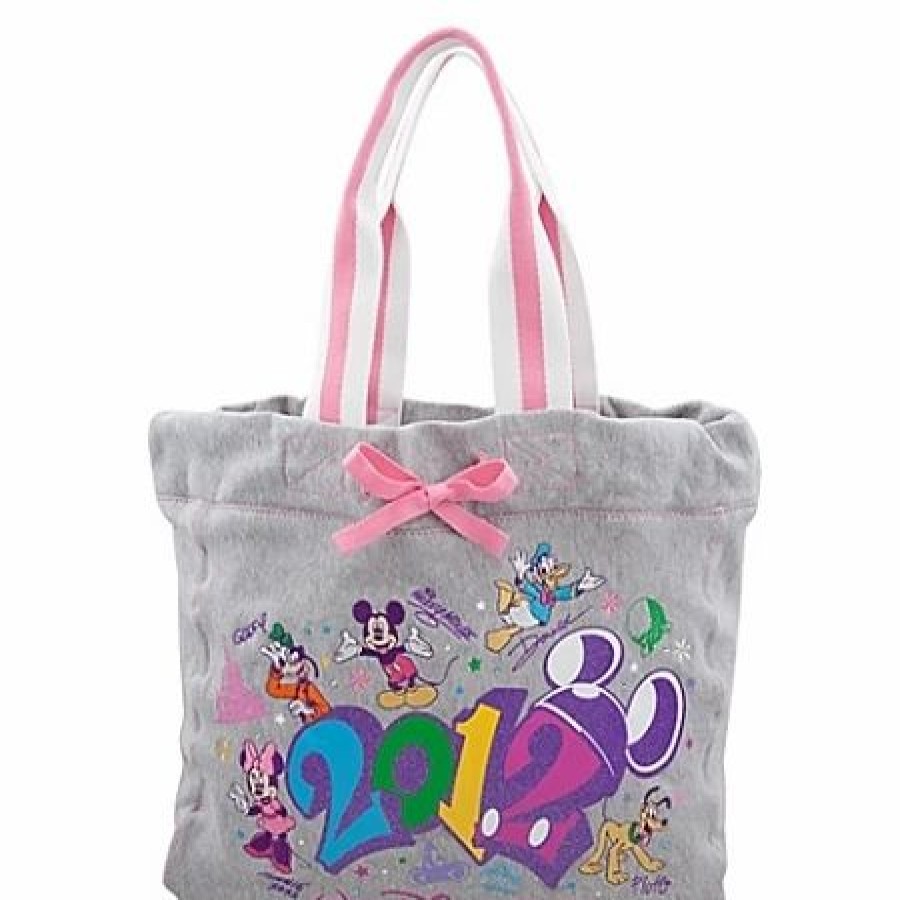 Bags And Totes * | Disney Tote Bag 2012 Pastel Pink Walt Disney World Bag