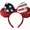 Hats * | Disney Ears Headband Minnie Mouse Americana Red White & Blue