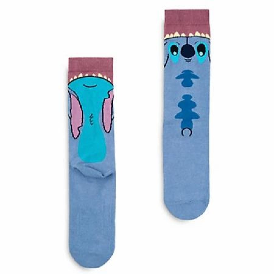 Socks * | Disney Socks For Adults Stitch Stretch Socks