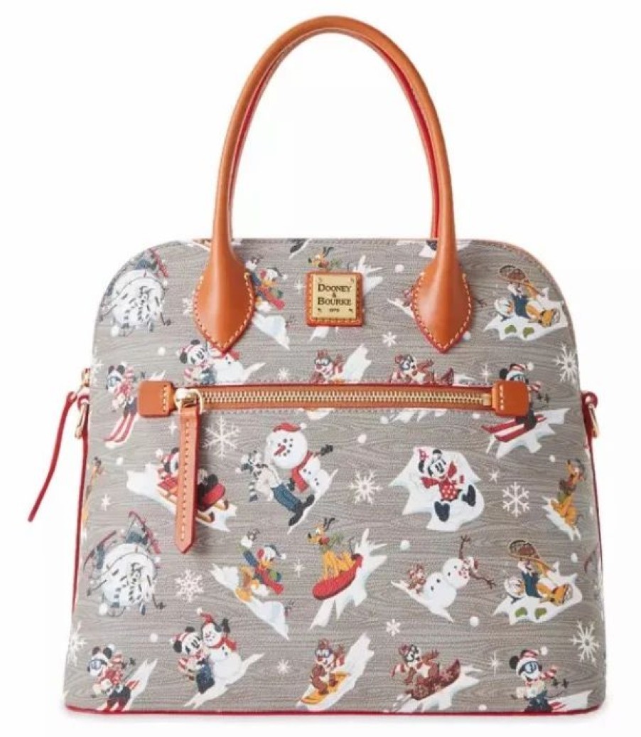 Bags And Totes * | Disney Dooney & Bourke Bag 2021 Holiday Dome Satchel