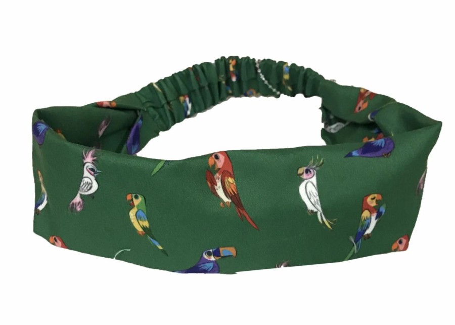 Accessories * | Disney Stretch Headband Enchanted Tiki Room Green