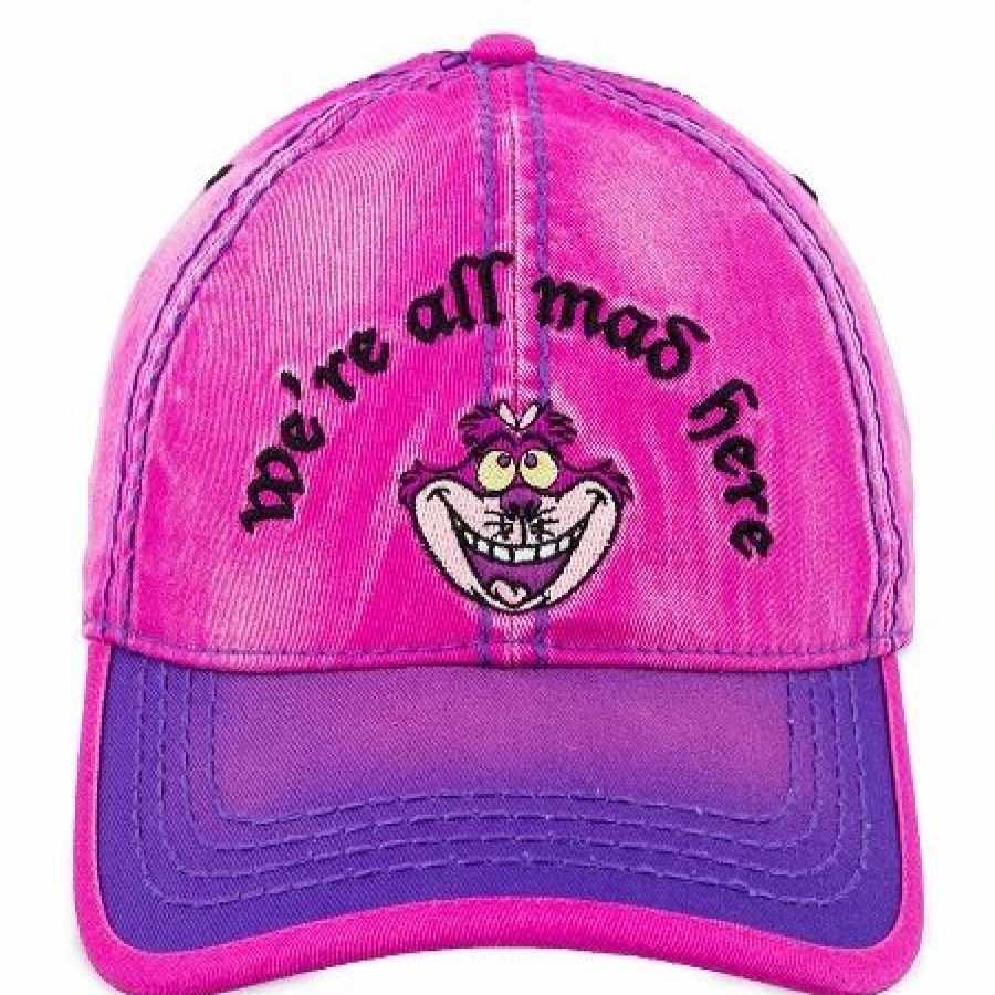 Hats * | Disney Hat Baseball Cap Cheshire Cat We'Re All Mad Here