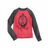 Adult * | Disney Sweatshirt For Women The Haunted Mansion Raglan Red