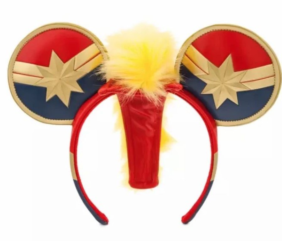 Hats * | Disney Ears Headband Marvel'S Captain With Hair